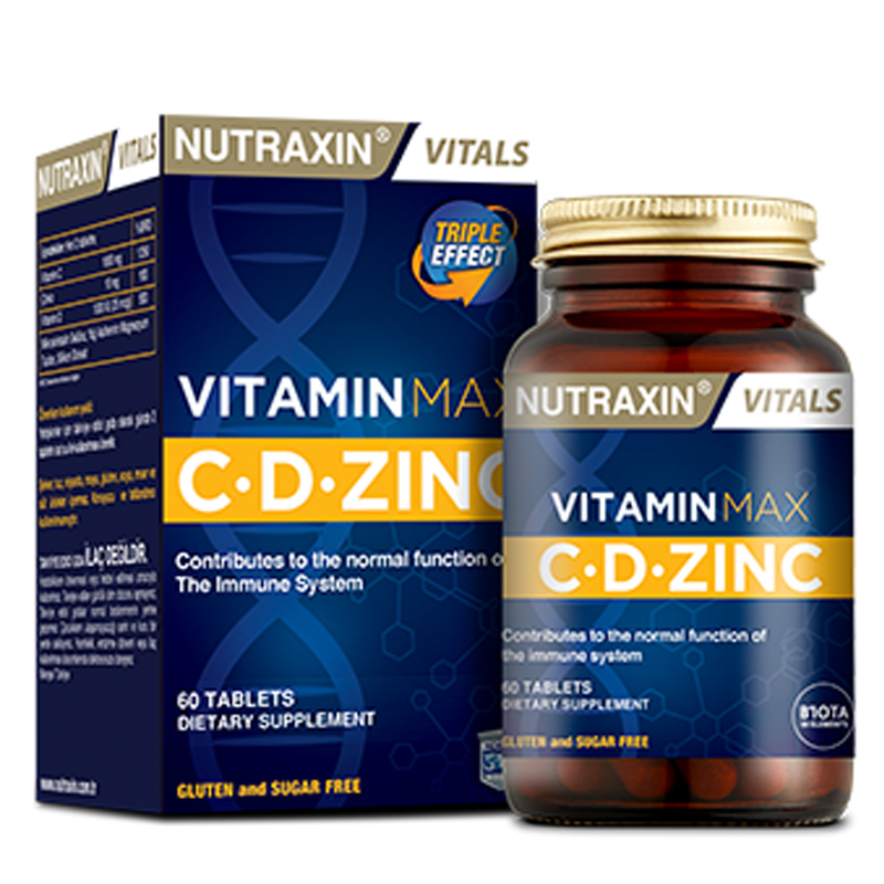 Nutraxin Vitamin Max C.D Çinko
