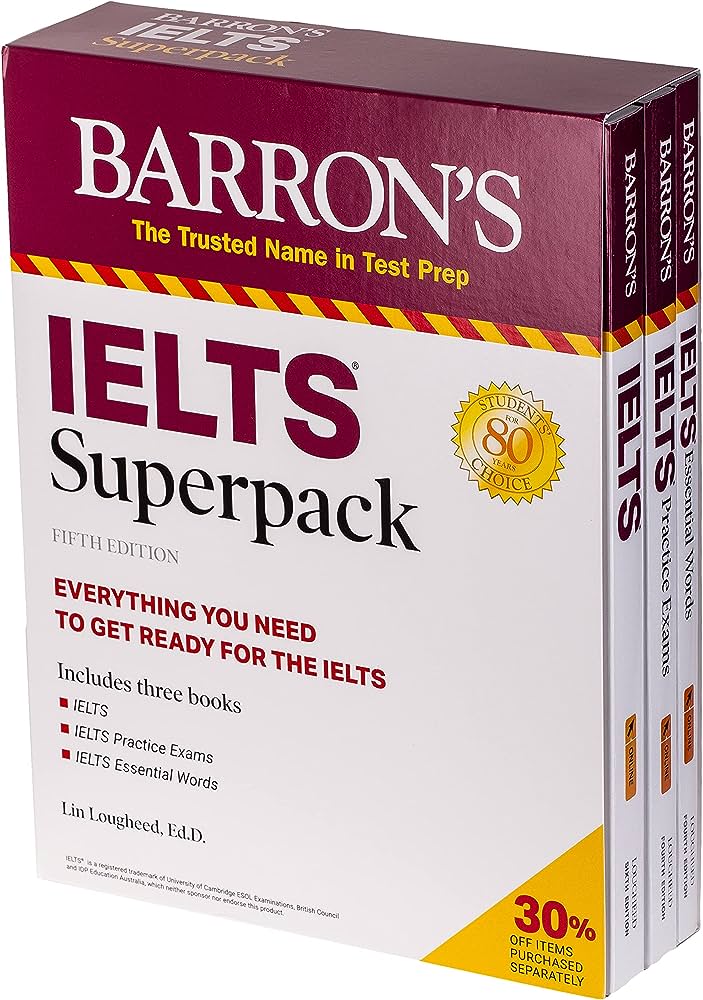 Barron's IELTS Superpack Hazırlık Kitapları 4’lü