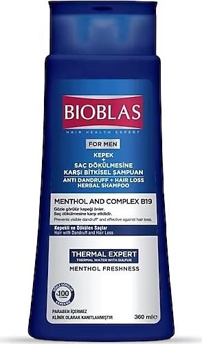 Bioblas For Men Kepeğe Karşı Etkili Mentol Ve Kompleks Şampuan