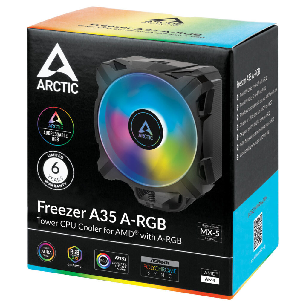 ARCTIC AR ACFRE00115A Freezer A35 Ryzen AM4 - A-RGB Kule Tipi İşlemci Soğutucu