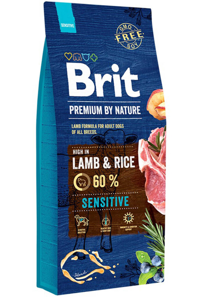 Brit Premium Sensitive Lamb Kuzu Etli Yetişkin Köpek Maması