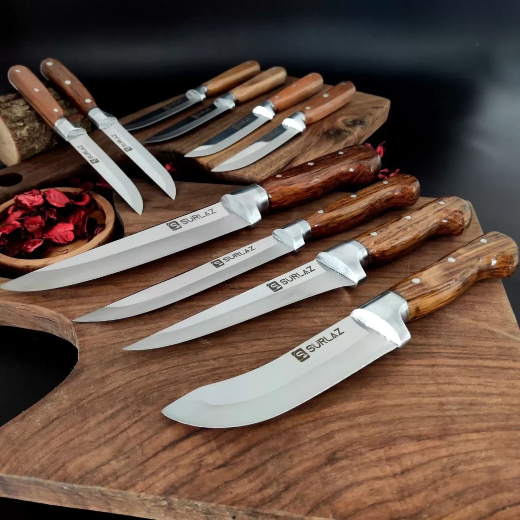 Sürlaz Pro Handmade 10 Parça Bıçak Seti